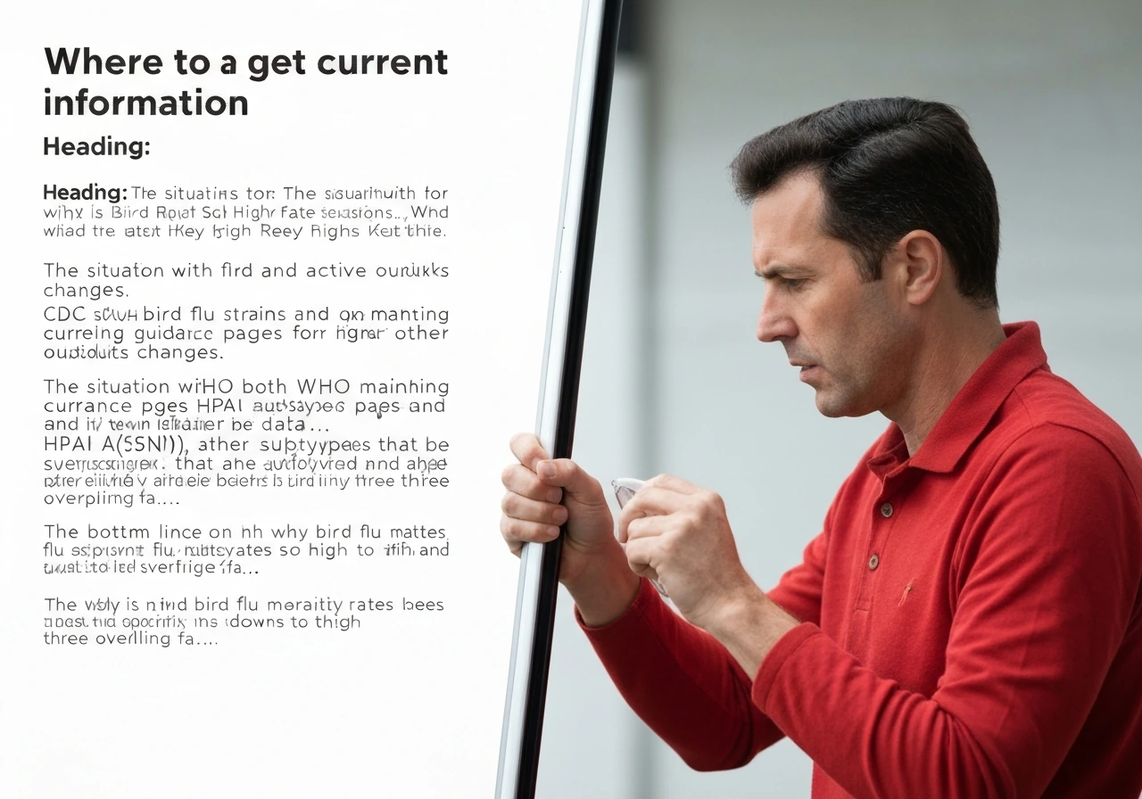Illustration of where to get current information