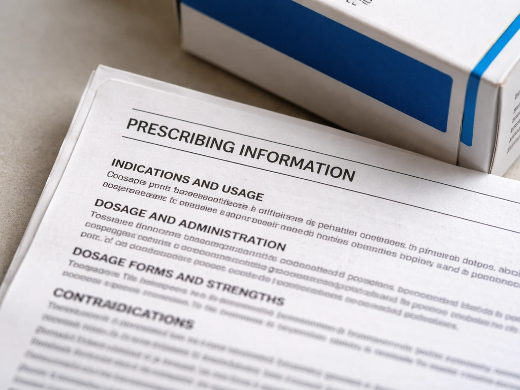 Close-up of a vaccine package insert and label area showing readable headings for verification